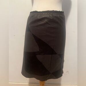 Leather skirt